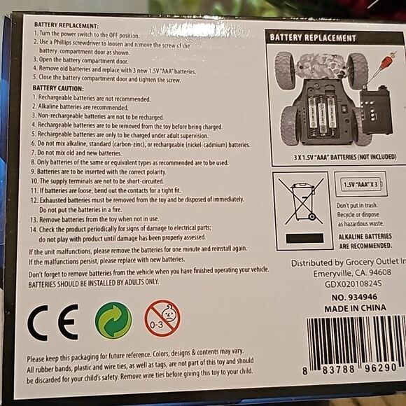 Bio stunt vehicle blue NWT - Picture 5 of 7